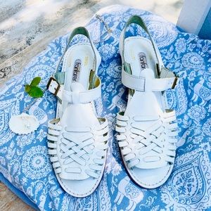 🐚Vintage leather sandal🐚size 8